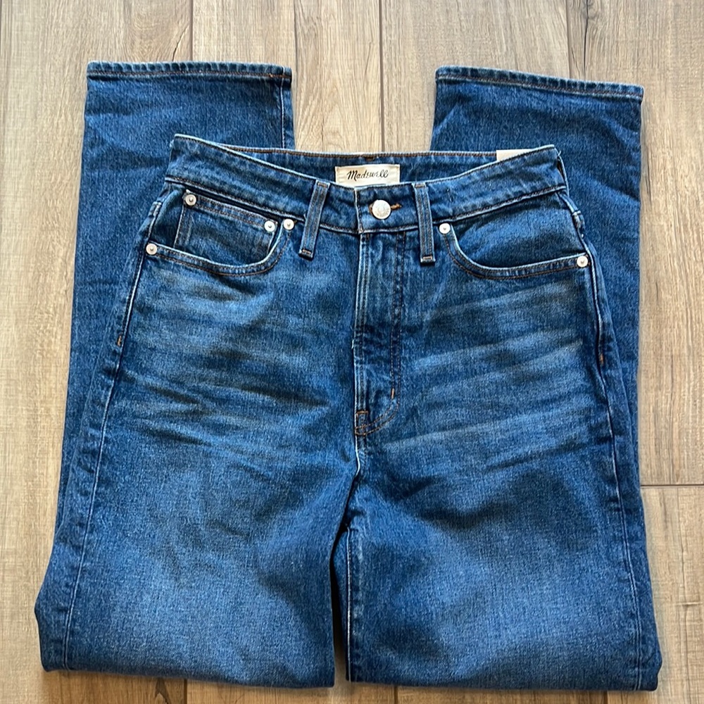NWT Madewell curvy perfect vintage straight jeans